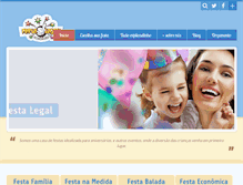 Tablet Screenshot of festalegal.com.br